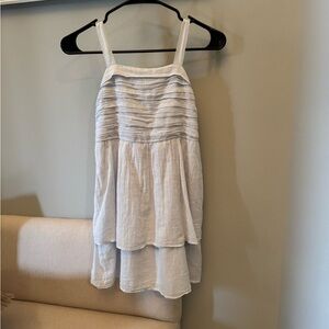 Abercrombie Kids Layered Dress in Pale Blue SZ 9/10